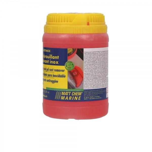 Gel desoxidante e passivante para aço inoxidável - N°3 - comptoirnautique.com