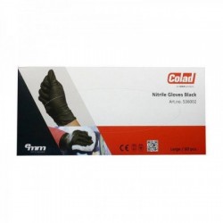 Guanti in nitrile neri Colad