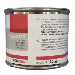 Pâte colorante polyester