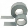 -, 50 mm, waterproof fabric-backed tape -, 10 m -, gray