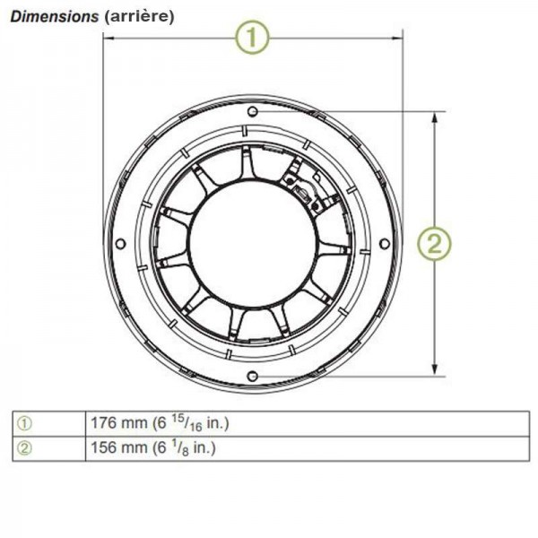 Haut-Parleurs Marine 6,5" 80W - N°12 - comptoirnautique.com