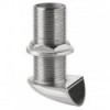 Polished stainless steel threaded fitting, 25 mm diameter - N°1 - comptoirnautique.com