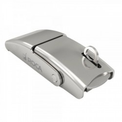 Polished stainless steel latch