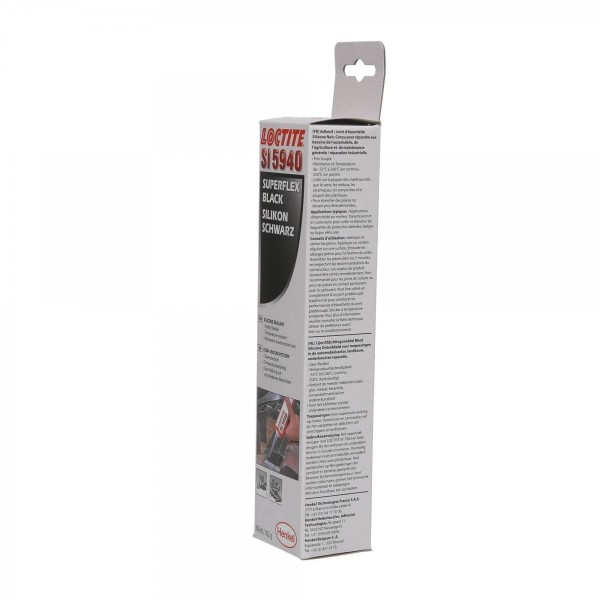 Silicone acetoxi preto SI 5940 - N°3 - comptoirnautique.com
