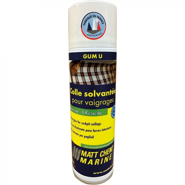 Colla a base di solvente per rivestimenti interni, in bomboletta spray - N°2 - comptoirnautique.com