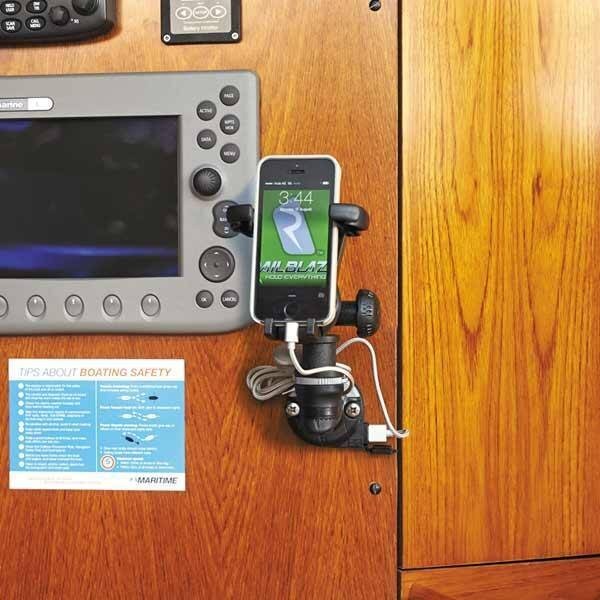 VHF GPS and Smartphone Mount - N°3 - comptoirnautique.com