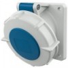 STECKDOSEN-SOCKEL S/E 85 x 85 mm, 32 A, 3-polig, 230 V, inkl. IP67 - N°1 - comptoirnautique.com