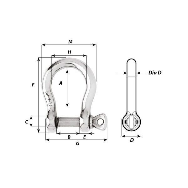 Anello HR a lira - N°2 - comptoirnautique.com