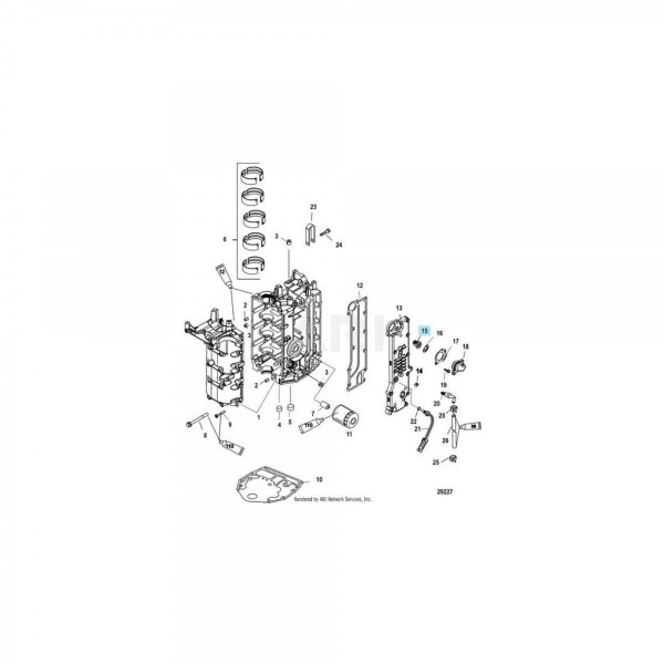 Thermostat pour moteurs Mercury - N°2 - comptoirnautique.com
