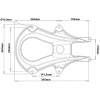 Support de mât pour antenne radôme Quantum - N°2 - comptoirnautique.com