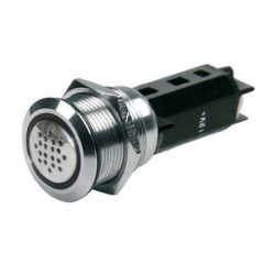 Botão de pressão com LED e...