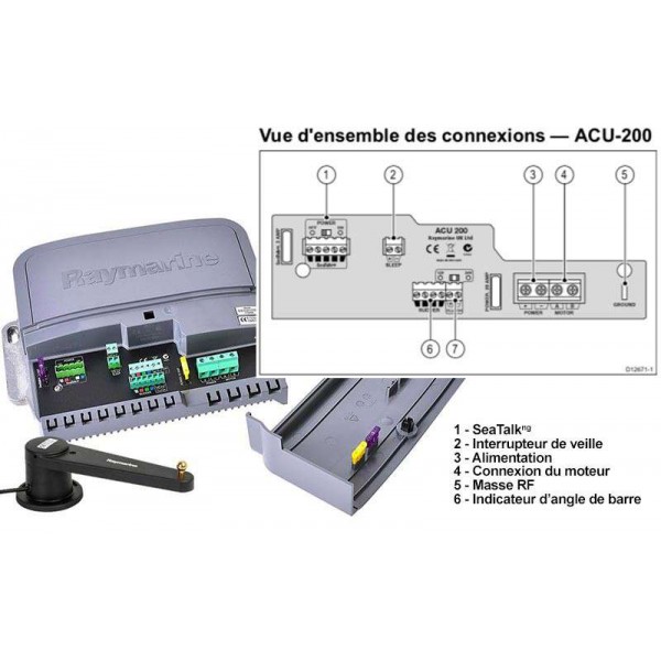 Calculateur ACU pilote automatique Evolution - N°4 - comptoirnautique.com