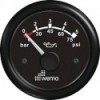 Indicador de pressão do motor ø52 mm Blackline - Silverline - N°1 - comptoirnautique.com