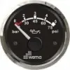 Indicateur de pression moteur ø52mm Blackline - Silverline - N°2 - comptoirnautique.com