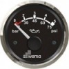Indicatore di pressione motore ø52 mm Blackline - Silverline - N°2 - comptoirnautique.com