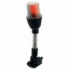 -, three-color navigation light on a 240mm stainless steel tilting mast -  - N°1 - comptoirnautique.com
