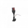 Feu de navigation sur hampe inclinable inox - tricolore - 240mm - N°3 - comptoirnautique.com