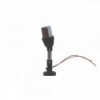 -, three-color navigation light on a 240mm stainless steel tilting mast -  - N°5 - comptoirnautique.com