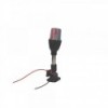 -, three-color navigation light on a 240mm stainless steel tilting mast -  - N°9 - comptoirnautique.com