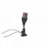 -, three-color navigation light on a 240mm stainless steel tilting mast -  - N°10 - comptoirnautique.com