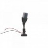 -, three-color navigation light on a 240mm stainless steel tilting mast -  - N°11 - comptoirnautique.com