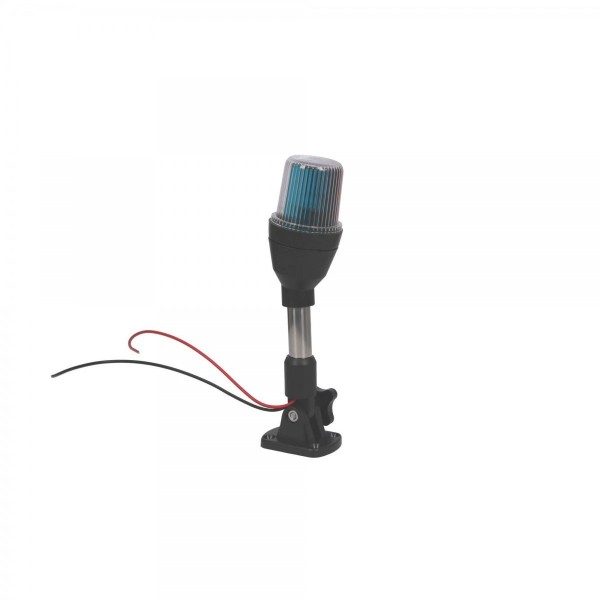 -, three-color navigation light on a 240mm stainless steel tilting mast -  - N°12 - comptoirnautique.com
