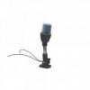 Luz de navegación con mástil inclinable de acero inoxidable « - », tricolor « - », 240 mm - N°12 - comptoirnautique.com