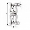 Self-locking swivel - N°2 - comptoirnautique.com