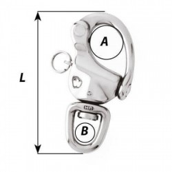 HR-Fallkarabiner mit Drehöse