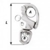 Moschettone per fune HR con occhiello girevole - N°2 - comptoirnautique.com