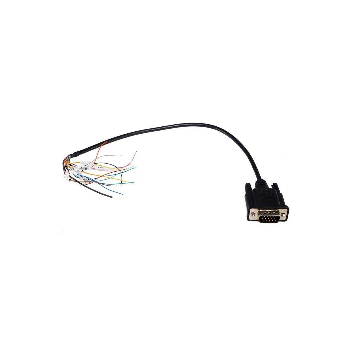 Câble entrée/sortie NMEA 15 broches