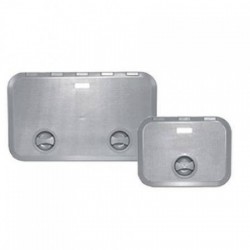 Puerta de equipaje gris