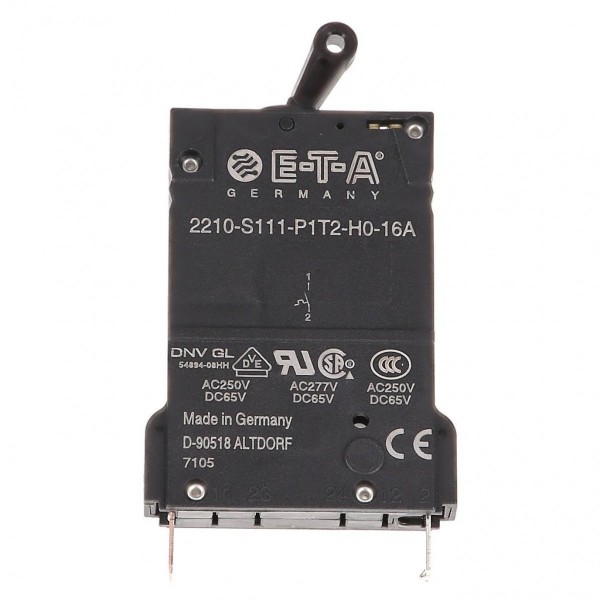 Interruttori magneto---termici unipolari tipo 2210-S111 - N°3 - comptoirnautique.com