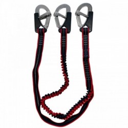 Elastic lanyard with 3...