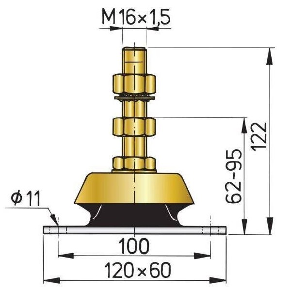 --Motorhalterung, Typ K80V - N°2 - comptoirnautique.com