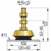 Suporte «-» para motor do tipo K80V - N°2 - comptoirnautique.com