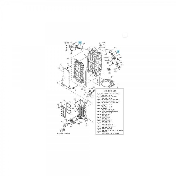 Thermostat pour moteurs Yamaha - N°16 - comptoirnautique.com