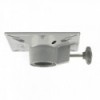 Soporte de asiento de aluminio para columna de ø76 mm -, 230 x 230 mm - N°1 - comptoirnautique.com