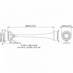Alarme com compressor MA1-C