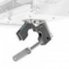Horizontal balcony mount (ø28.6/31.8 mm) for rectangular barbecue