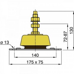 Support moteur flexibles HY