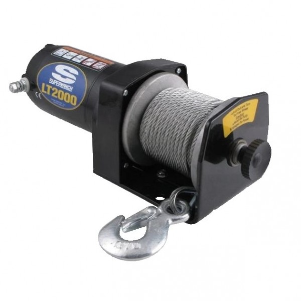 LT2000 Electric Winch - 907 kg - 12V - steel cable - N°2 - comptoirnautique.com