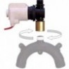 Electroválvula de 12/24 V para codo ventilado en inodoro eléctrico de la serie 37010