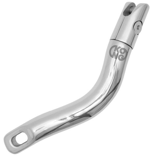 Conector de anclaje acodado y giratorio de acero inoxidable AISI 316  Kong - N°2 - comptoirnautique.com