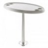 - -Quick-Release Table Legs + Table Tops