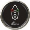Silverline ø52mm Navigation Light Indicator - Black Chrome