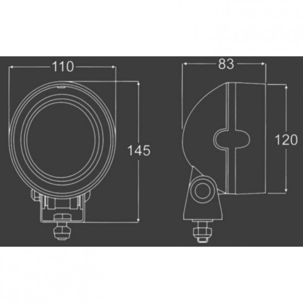 - Mega Beam III LED Work Light, WHITE - N°2 - comptoirnautique.com