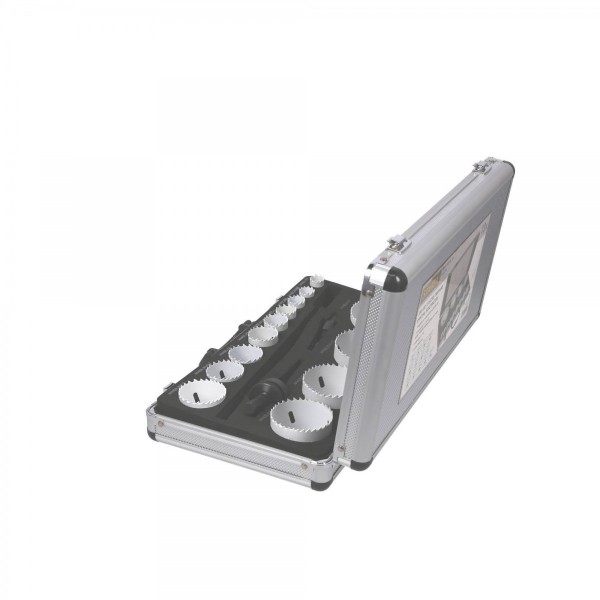 Malette de 13 scies Trépan-scie cloches S2F-253EL13 - N°5 - comptoirnautique.com