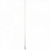 Antenna VHF RA1225 - 6 dB - antenna a frusta in fibra da 2,4 m - cavo da 6 m - base in acciaio inossidabile