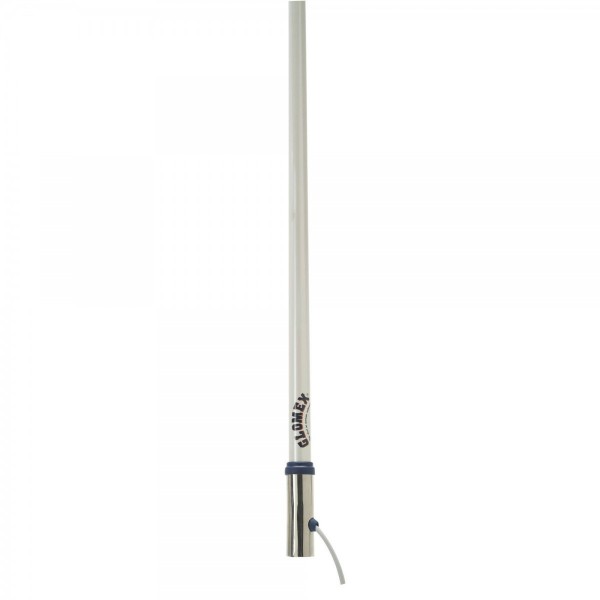 Antenna VHF RA1225 - 6 dB - antenna a frusta in fibra da 2,4 m - cavo da 6 m - base in acciaio inossidabile - N°3 - comptoirnautique.com